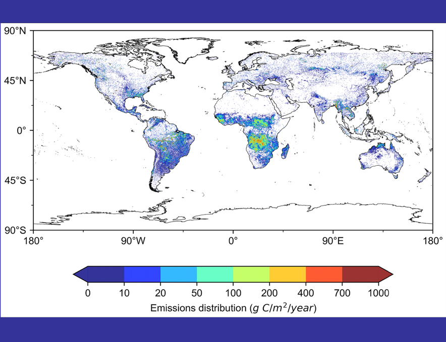 New Satellite Data Reveals Global Emissions Inventory from Open Biomass Burning