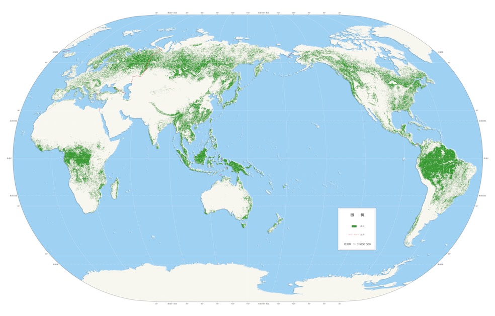 China Releases 30-meter-resolution Global Forest Cover Map