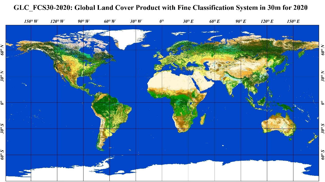 China Releases Updated Global Land Cover Dataset