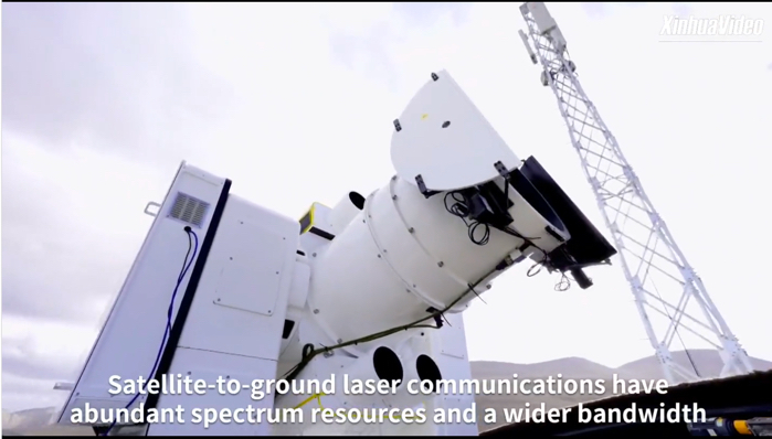 China Builds Laser Communication Ground Station for Massive Satellite Data Transmission